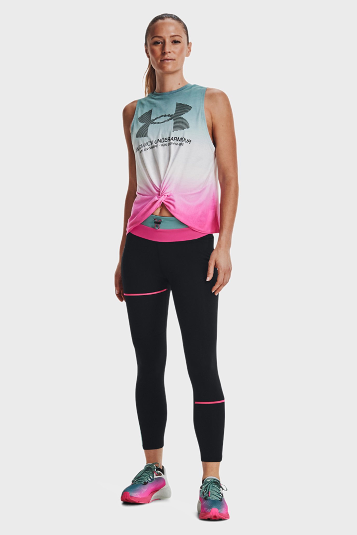 Женская майка UA Run Anywhere TankUnder Armour Женская майка UA Run Anywhere Tank 2
