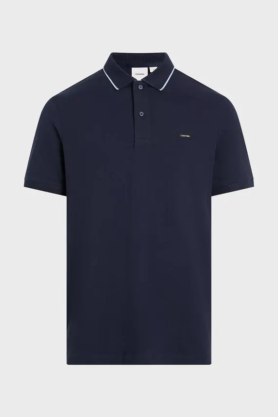 Поло STRETCH PIQUE MULTI TIPPING POLO Calvin Klein