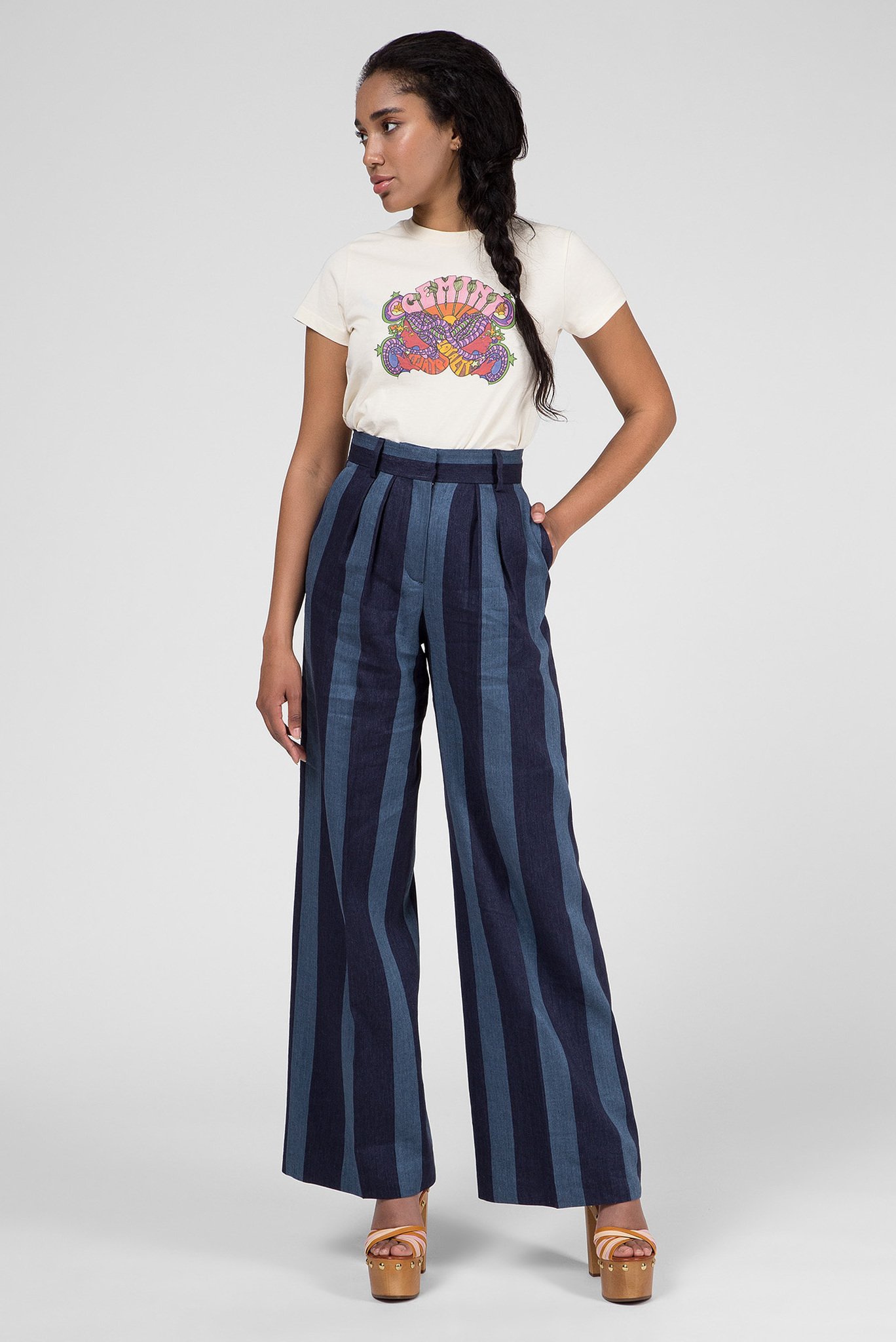 Женская бежевая футболка ZENDAYA ZODIAC GEMINI 5