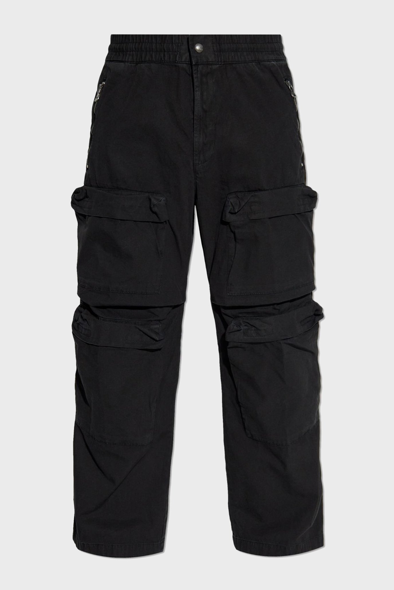 Мужские черные карго P-DANZEL PANTALONI 6