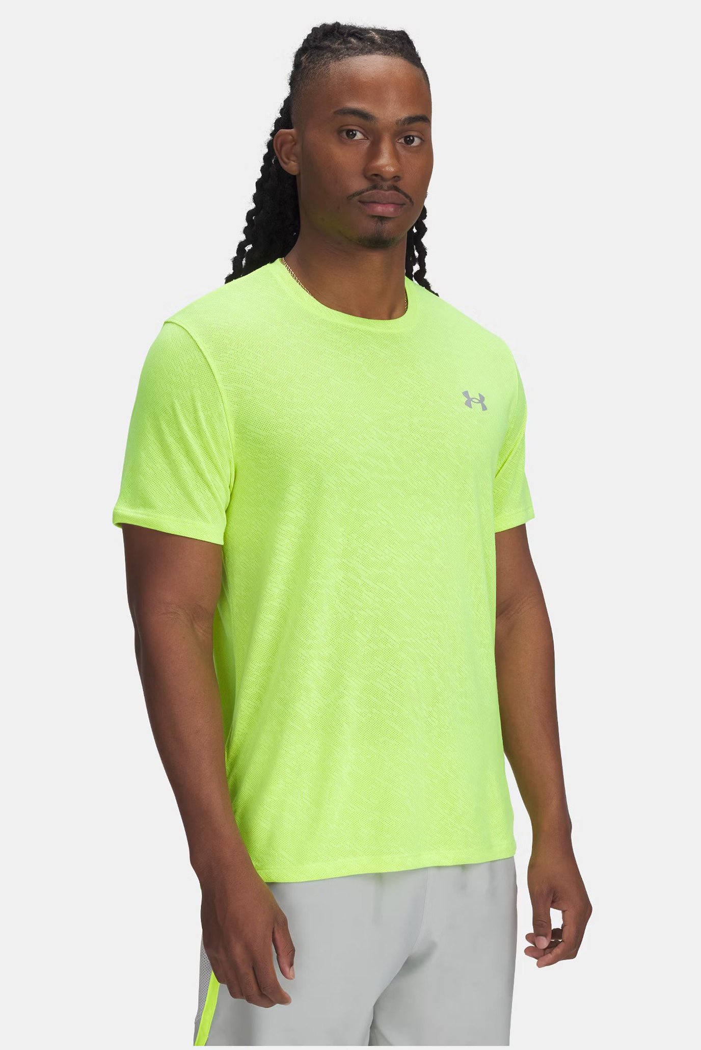 Футболка UA LAUNCH CAMO SHORTSLEEVE-YLW 1