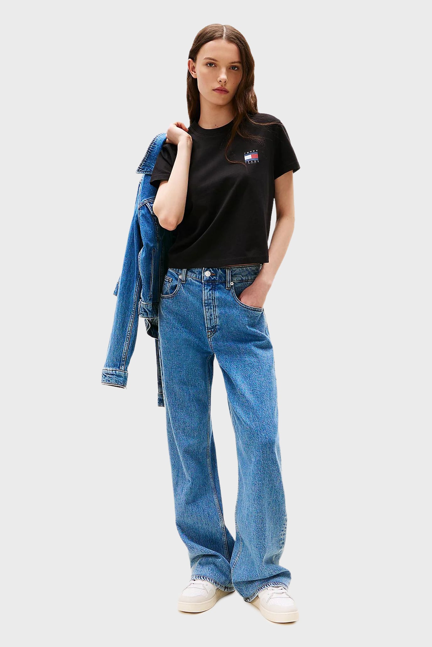 Футболка/TJW REG SH TOMMY US FLAG SS TEE 4