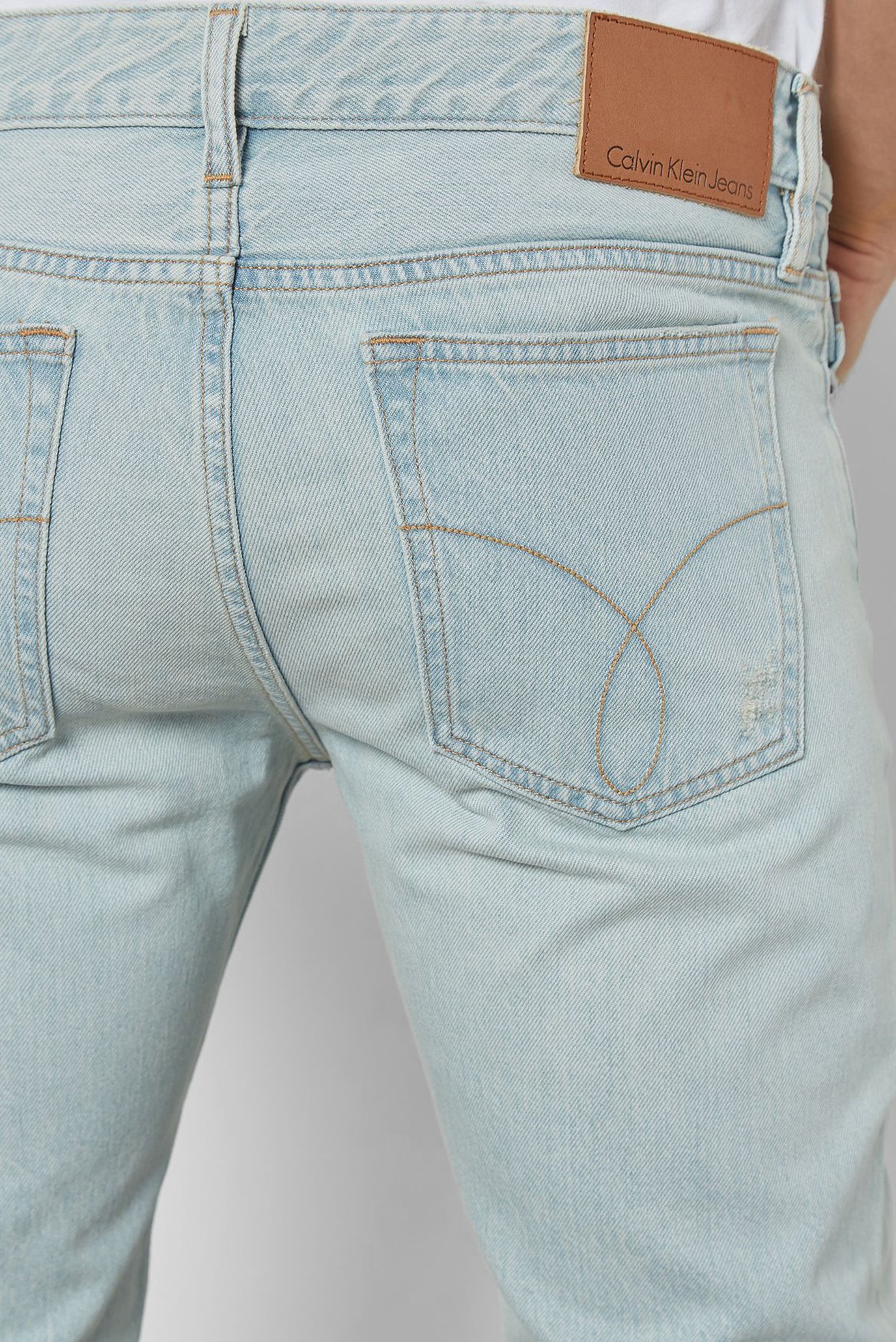Джинсы Slim Straight - Berlin Blue DSTRCalvin Klein Jeans Джинсы Slim Straight - Berlin Blue DSTR 4