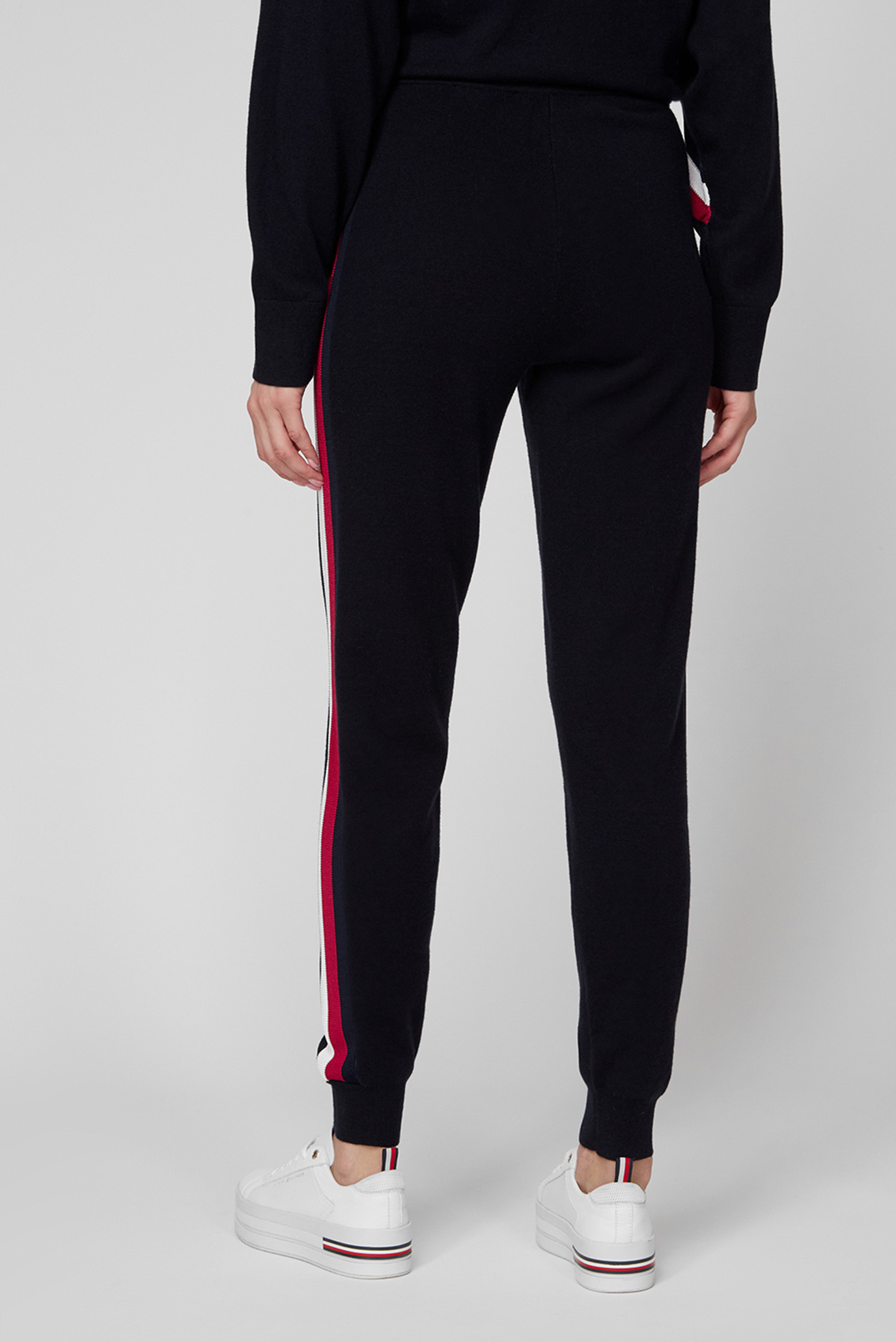 Женские темно-синие брюки GLOBAL STRIPE 8