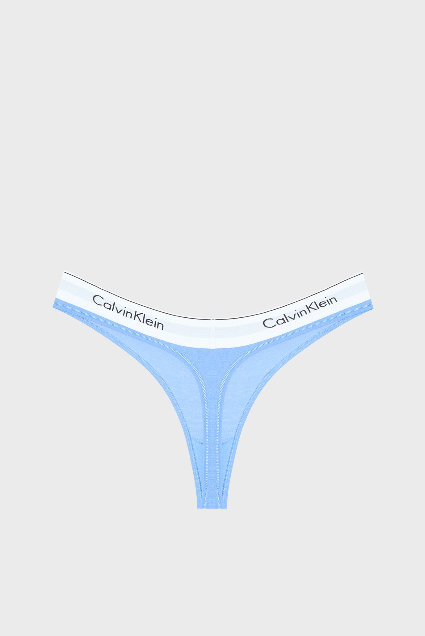 Женские голубые трусики THONGCalvin Klein Женские голубые трусики THONG 8