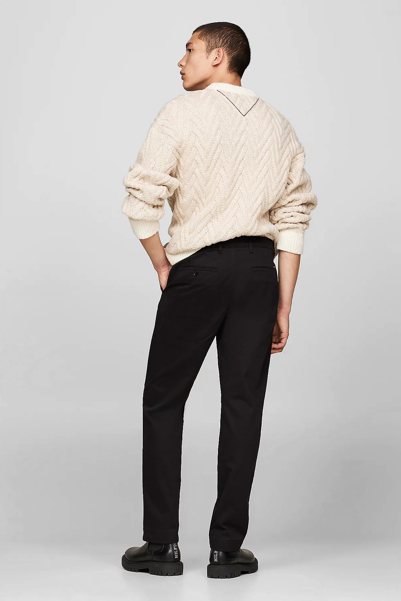 Мужские черные чиносы DENTON 3