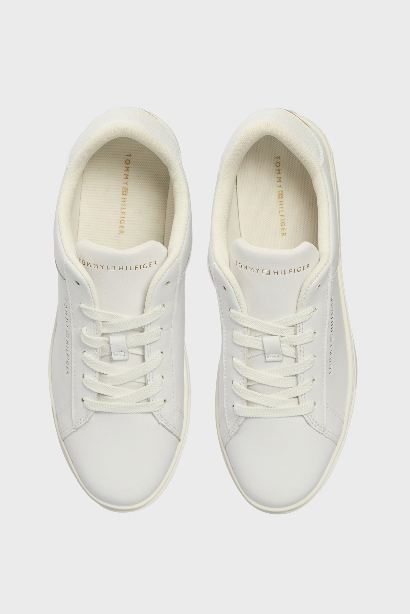 Женские белые кожаные сникерсы ESSENTIAL COURT SNEAKER 4