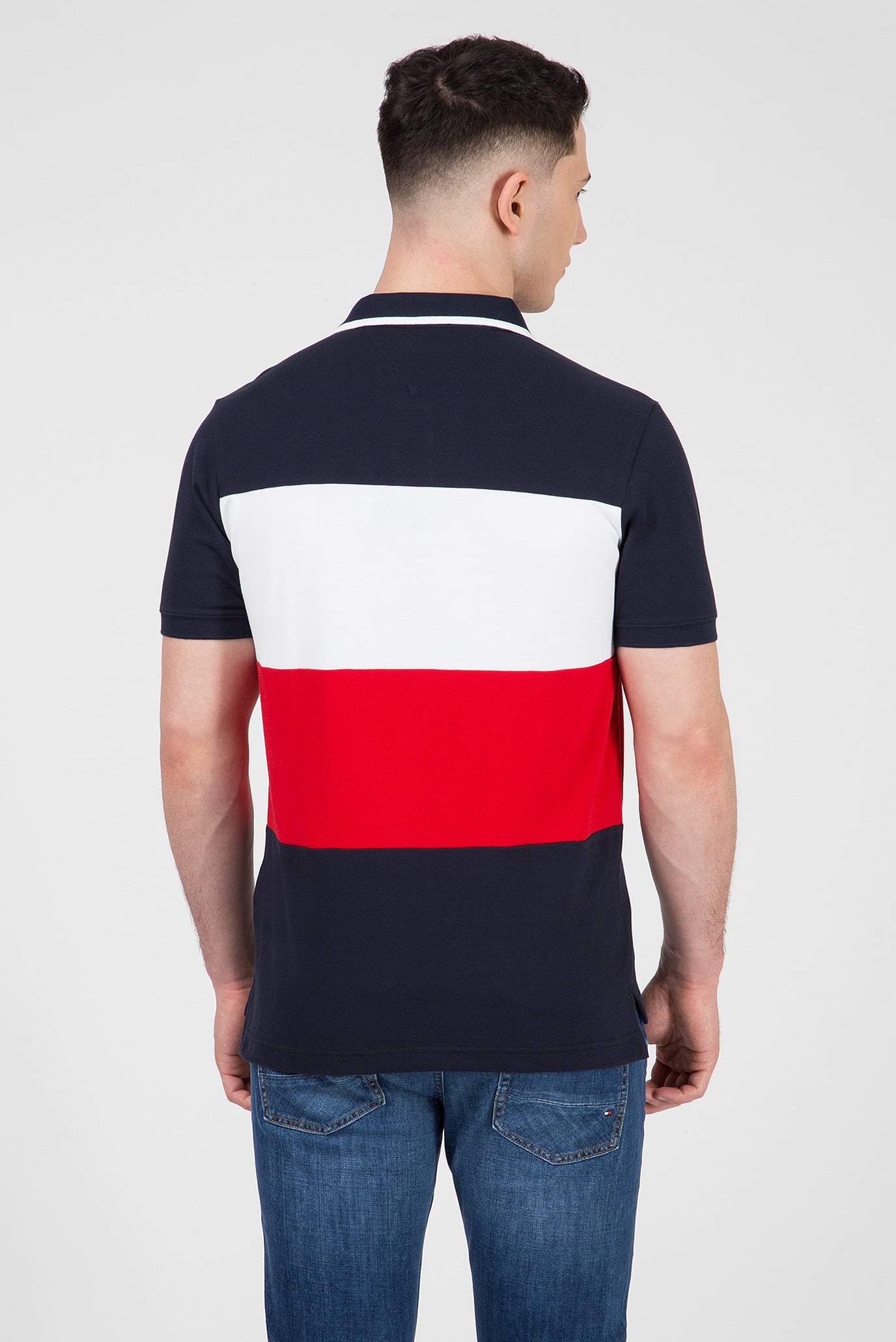 Мужское поло ICON COLORBLOCK SLIM 8