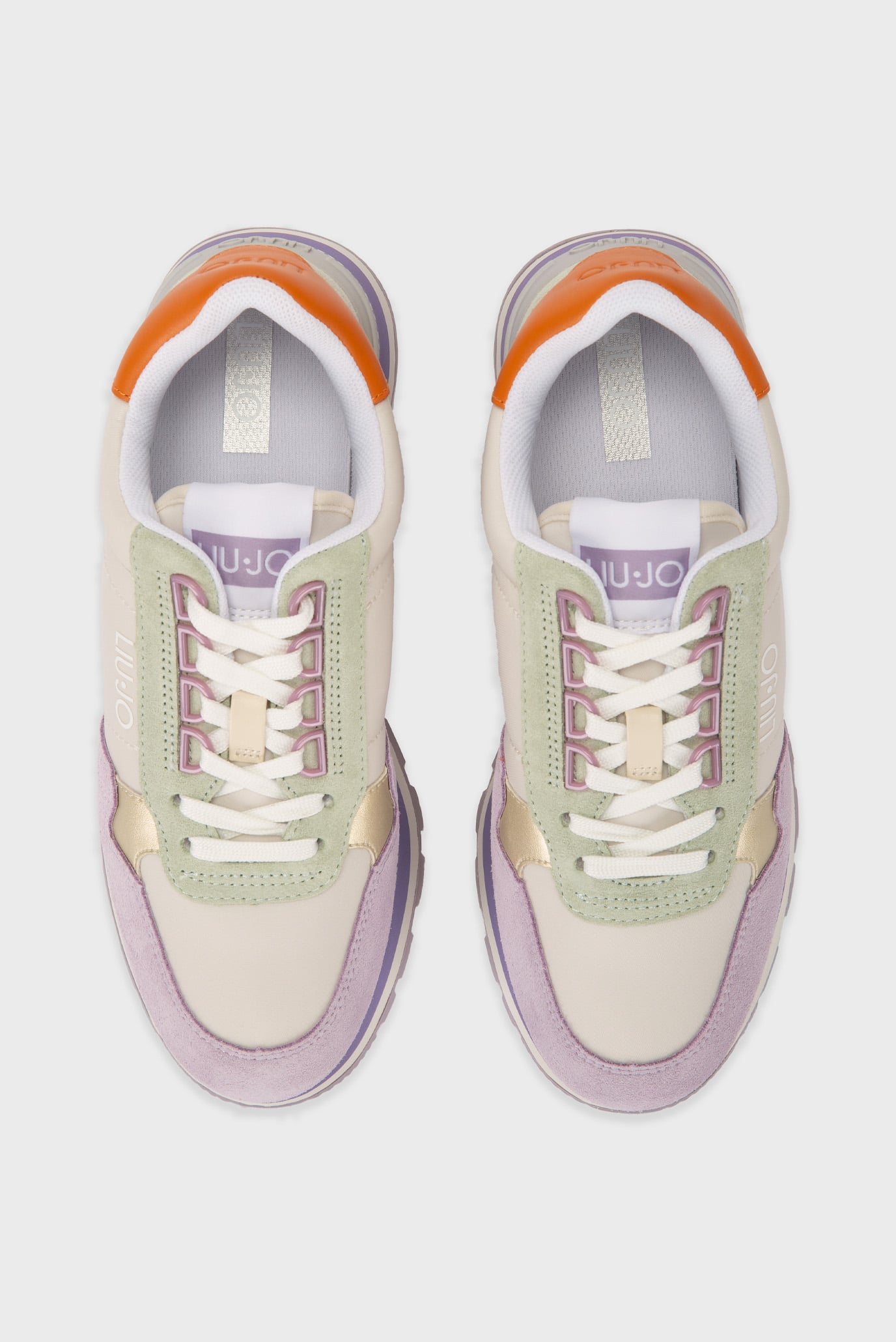 Кроссовки AMAZING 10 - SNEAKER COW SUEDE NYLON BUTTER LILAC PISTACHIO 4