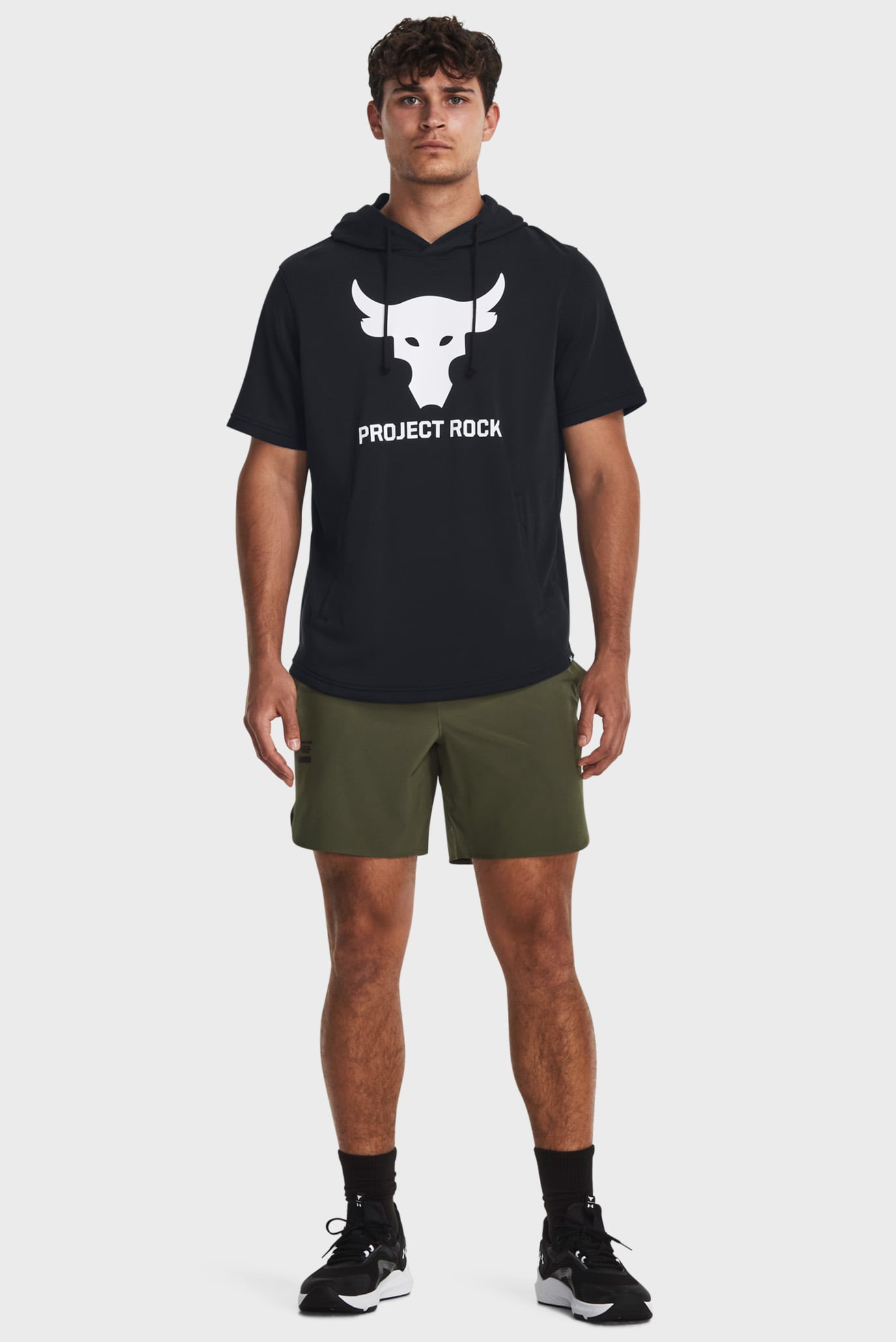 Мужское черное худи Pjt Rock Terry SS HD 2