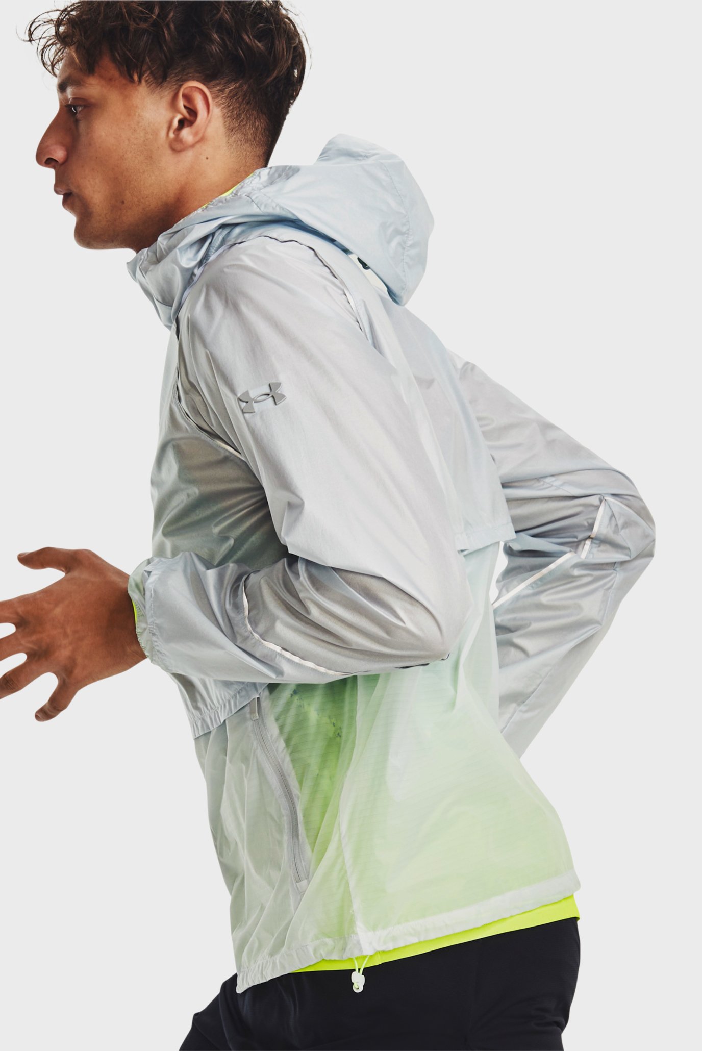 Мужская серая ветровка Impasse Lightweight Run Jkt 14