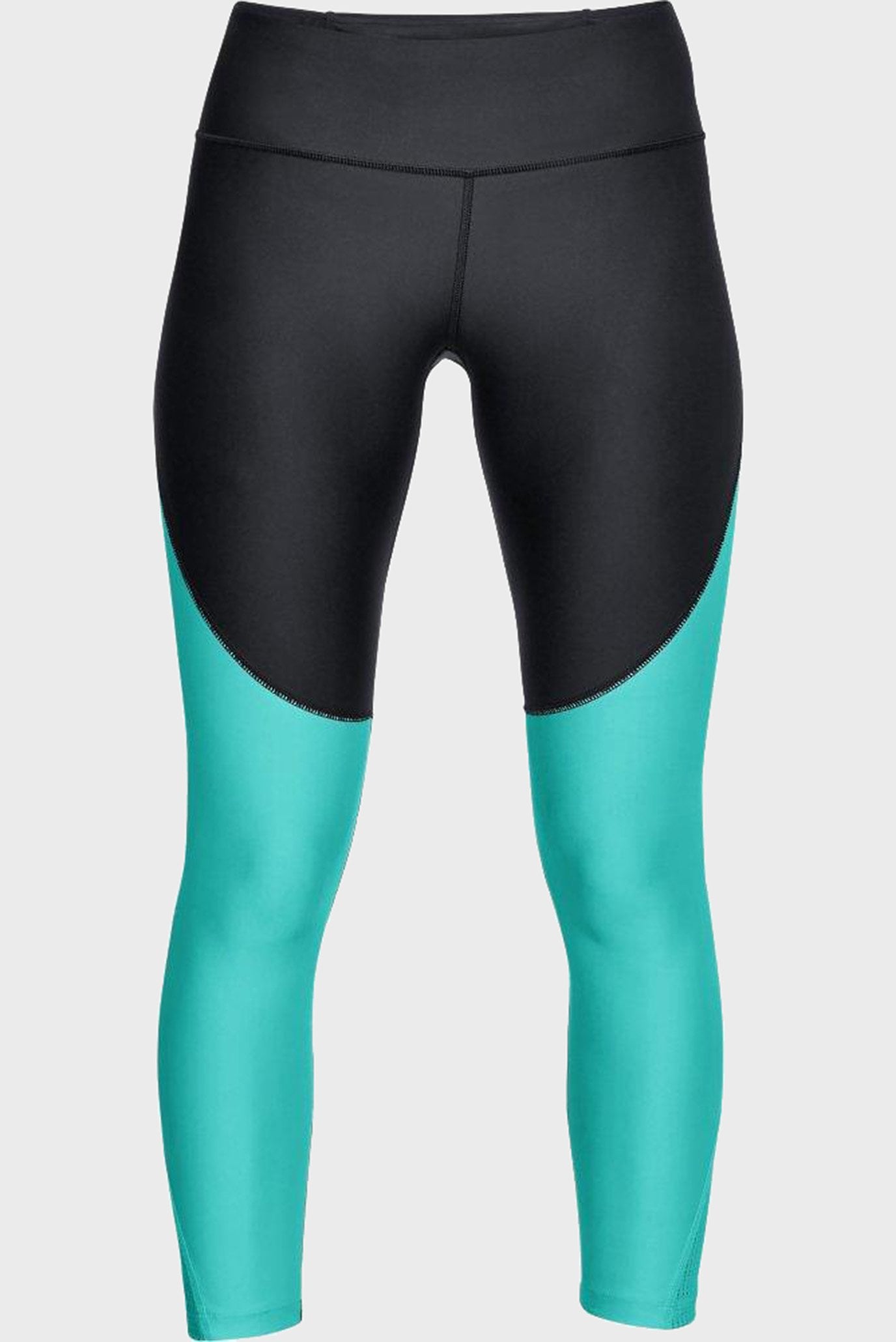 Женские черные тайтсы UA Vanish Disrupt Mesh Crop 4