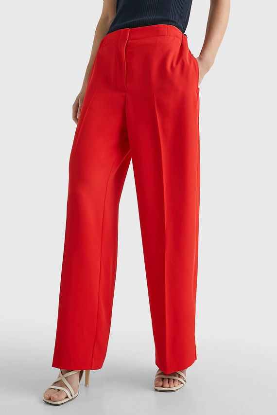 Штаны WIDE LEG FLUID TWILL CROPPED