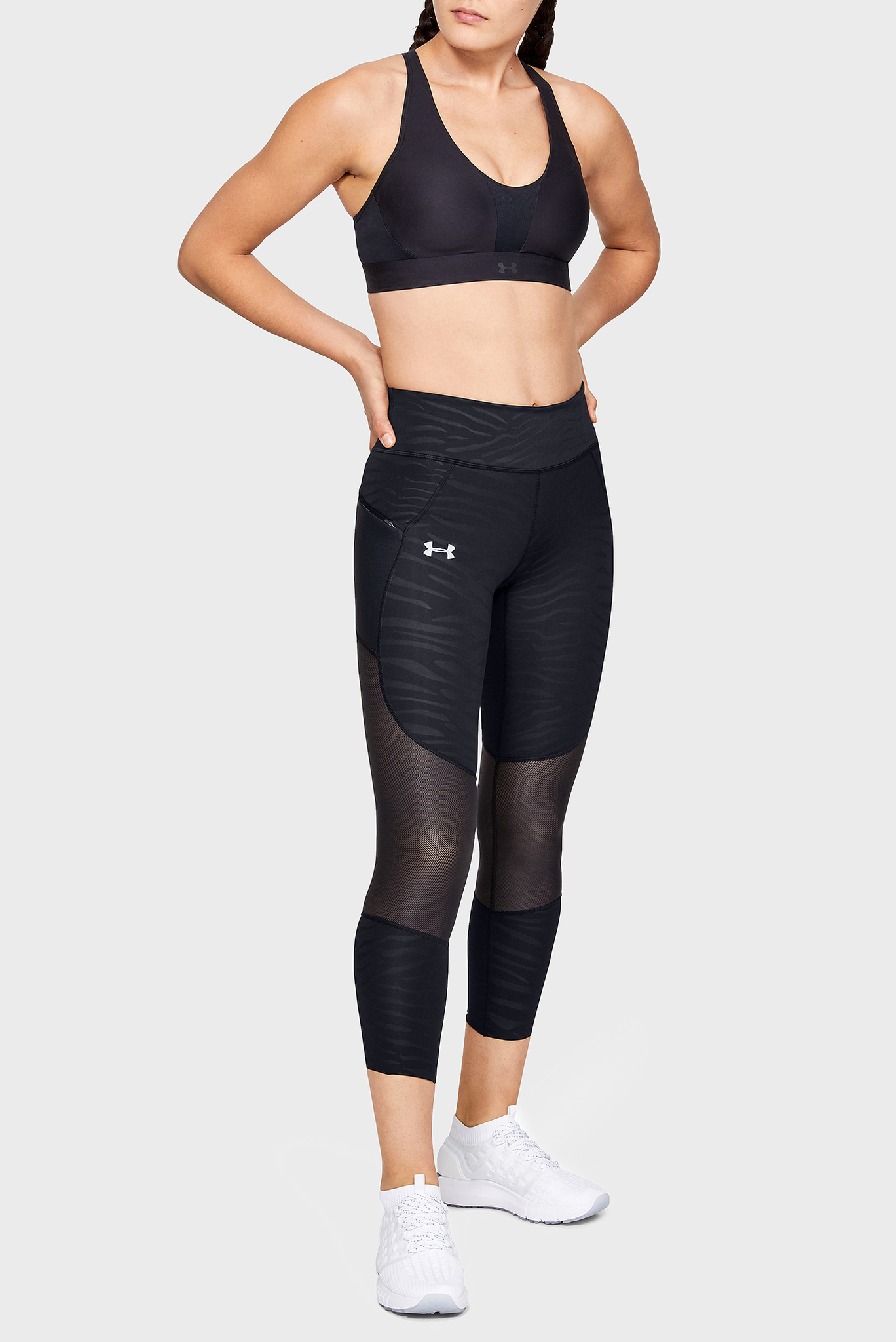 Ua speedpocket hot sale run crop