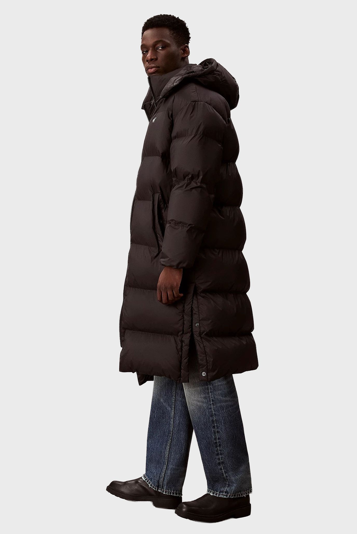 Куртка зимняя LS LONG LENGTH HOODED NYLON PUFF 2