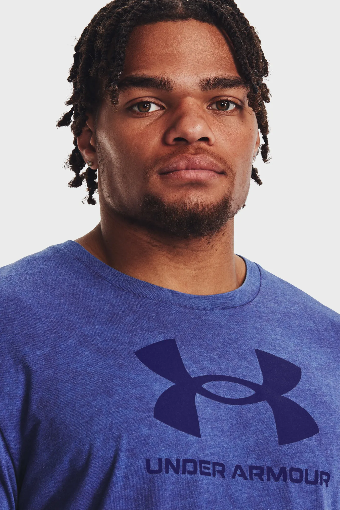 Мужская синяя футболка UA WASH TONAL SPORTSTYLE SS 4