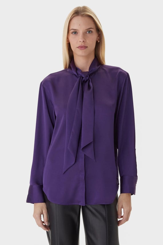 Рубашка Satin Shirt w Scarf Calvin Klein Рубашка Satin Shirt w Scarf Calvin Klein