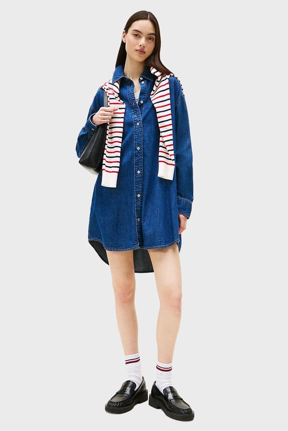 Платье/RELAXED SHIRT DRESS