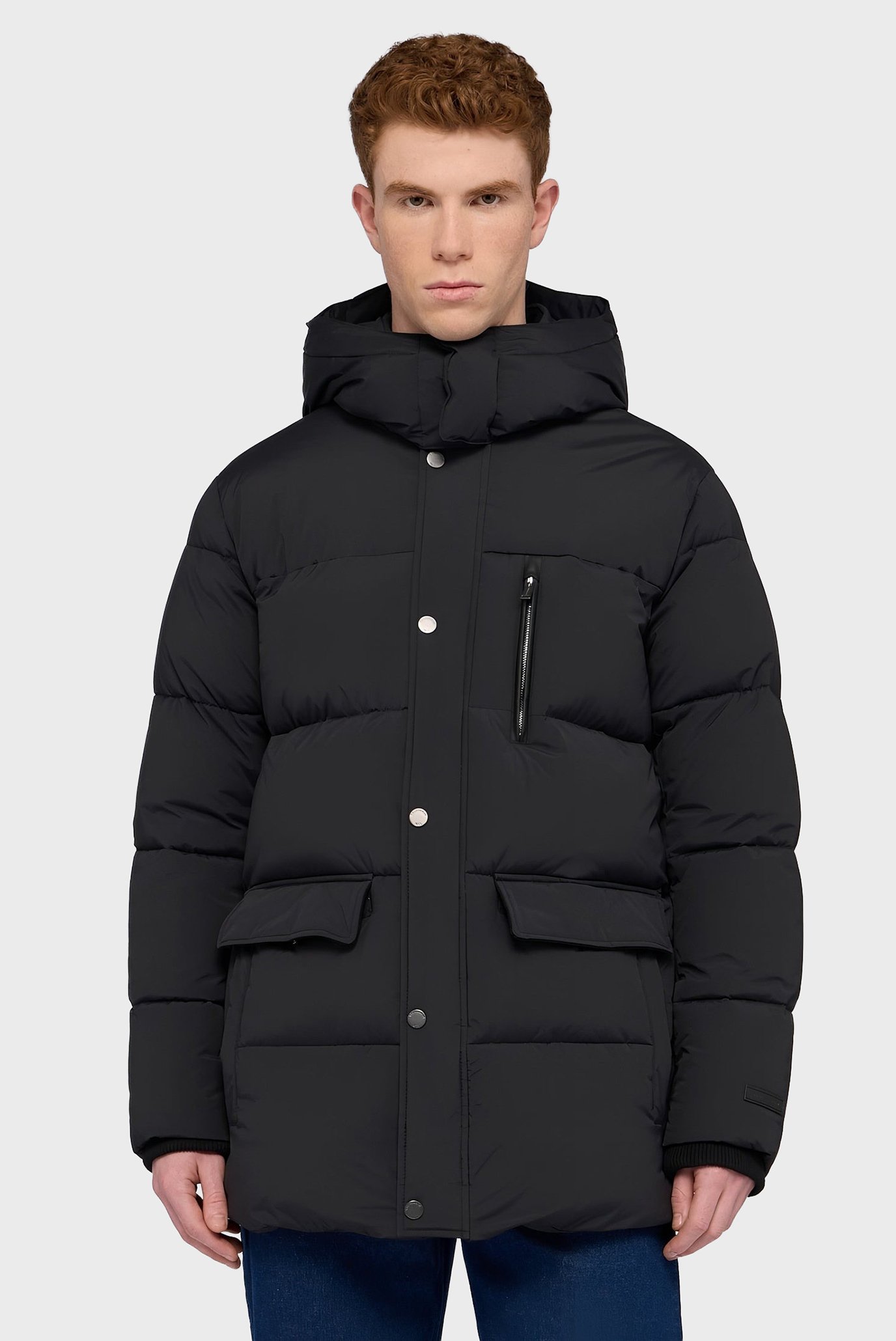 Куртка зимняя MO805N12 SORONA PUFFER HOODY - LAMINATED NYLON 1