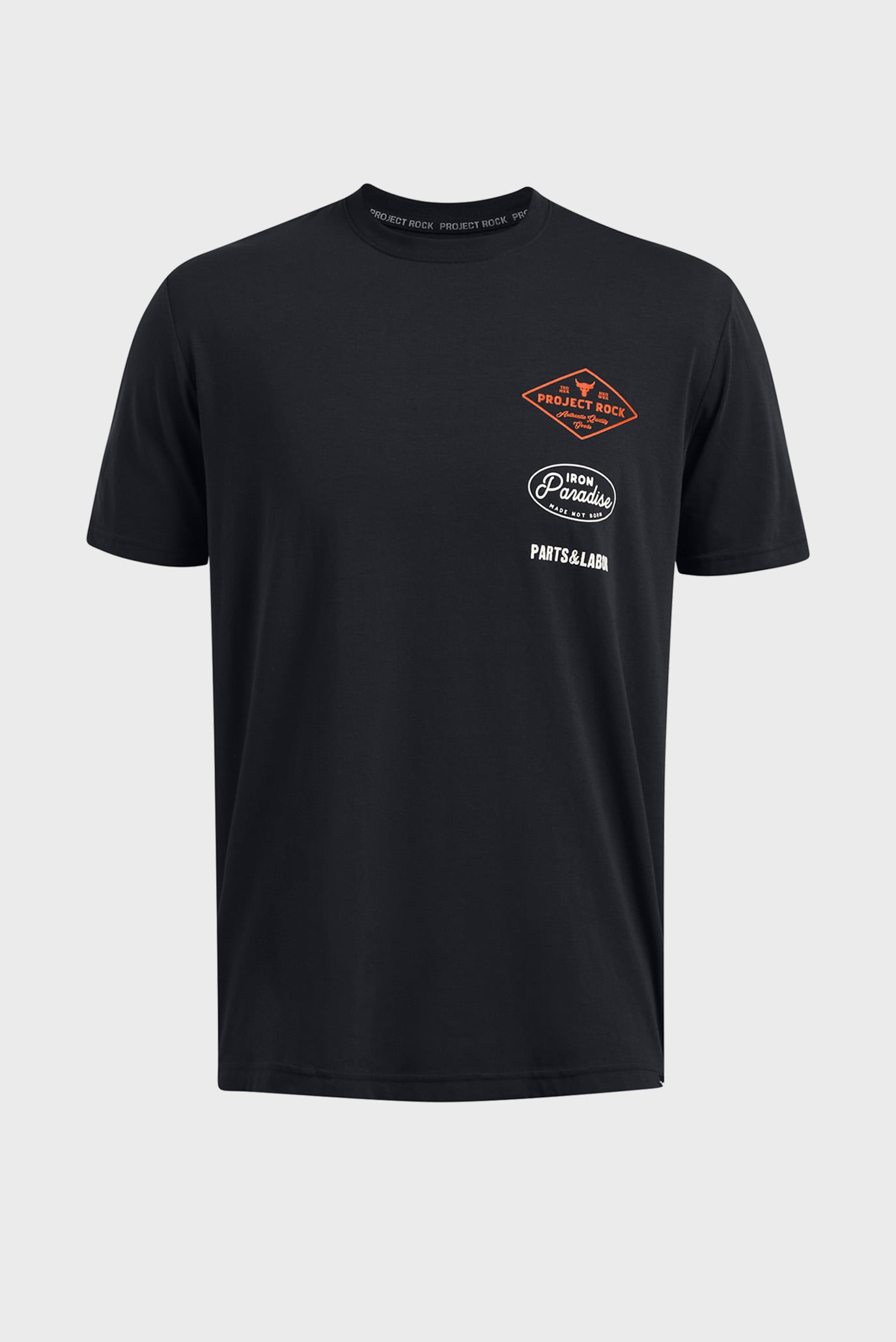 Мужская черная футболка UA Pjt Rck SS Tools 3