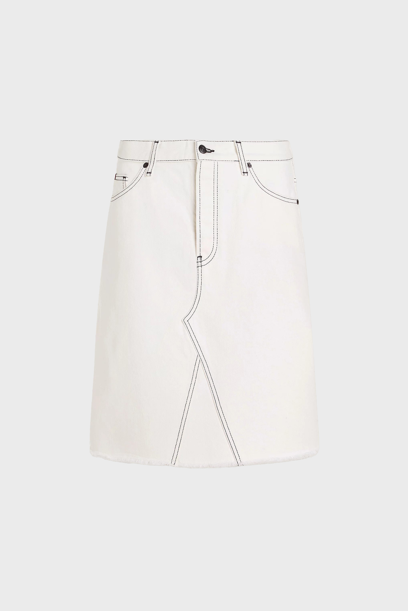 Юбка DNM RW A-LINE SKIRT ECRU 5