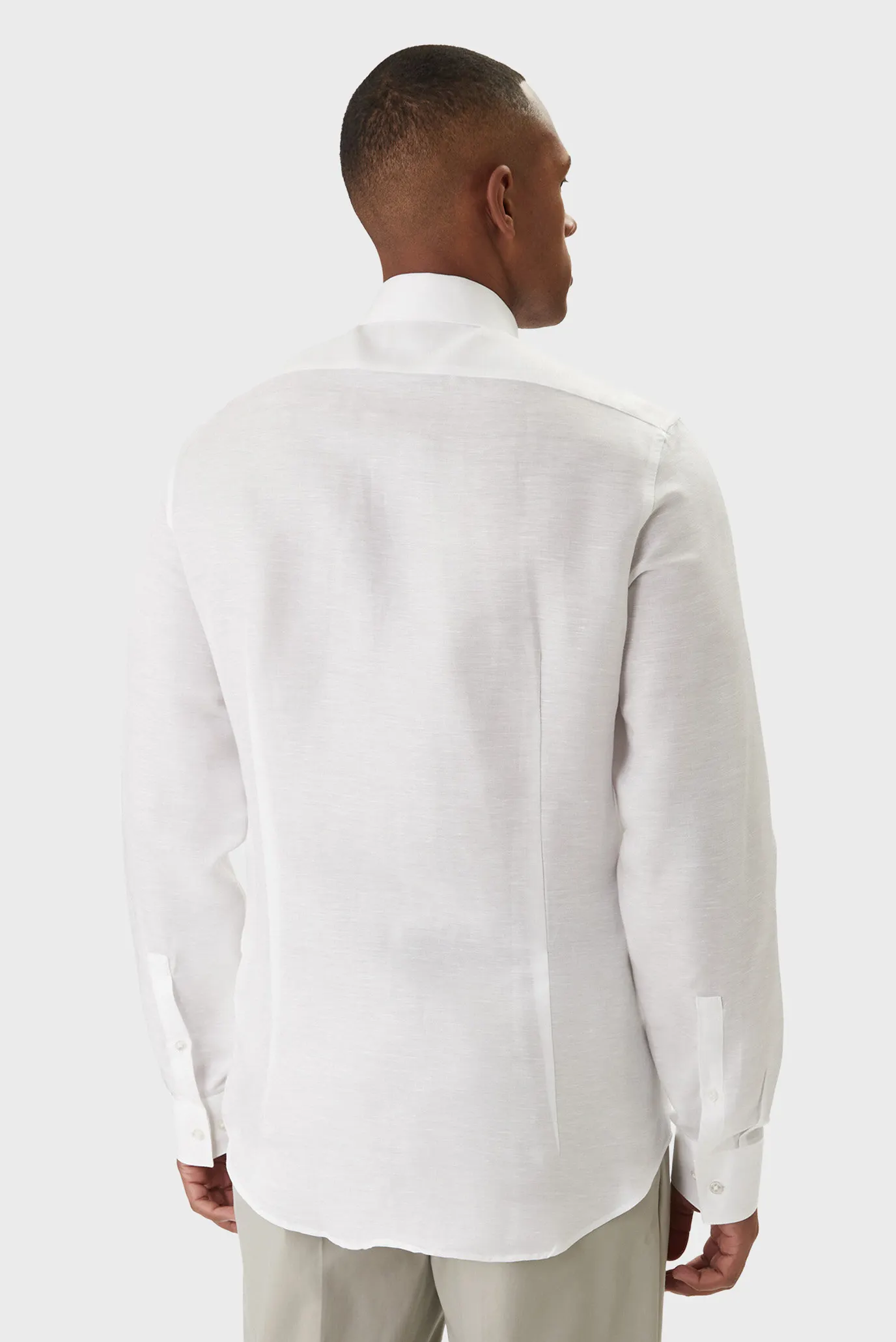 Рубашка SLIM REF LINEN BLD SLD 3