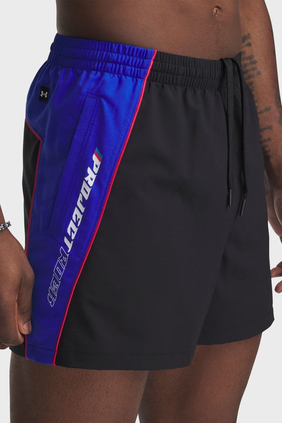 Мужские черные шорты Pjt Rck Colorblock Wvn Short