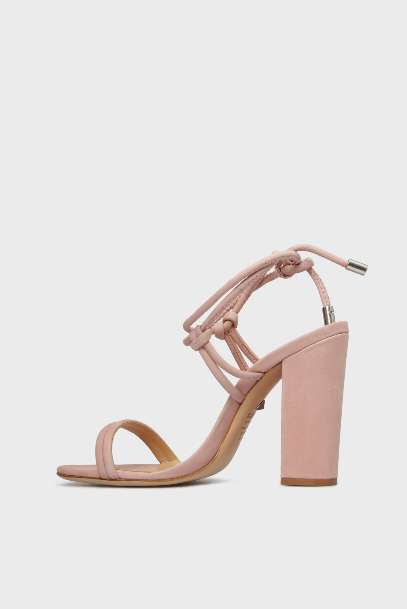 Женские розовые кожаные босоножки 9