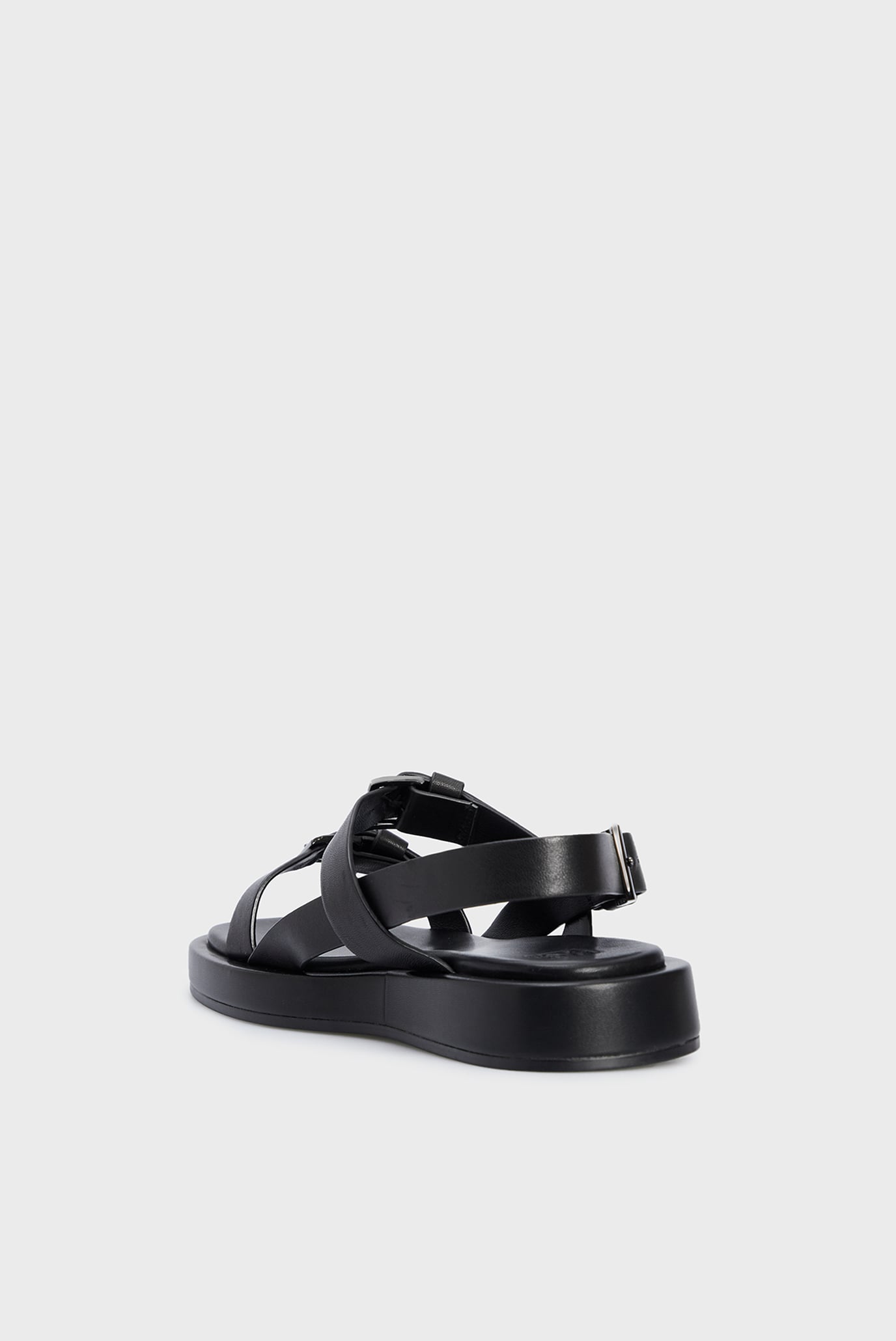 Женские черные кожаные сандалии Patsy 9