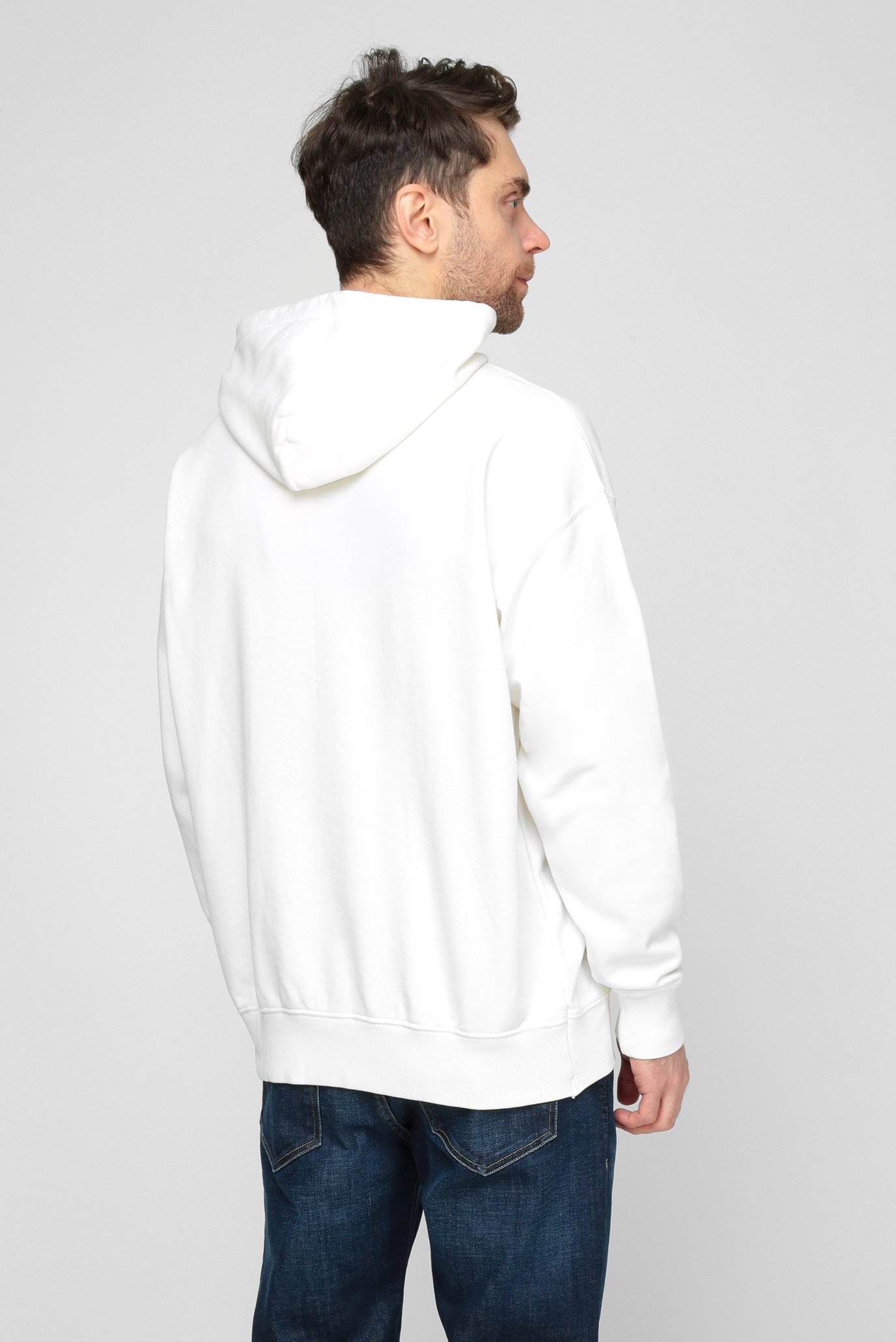 Мужское белое худи S-UMMERWELT-C2 10