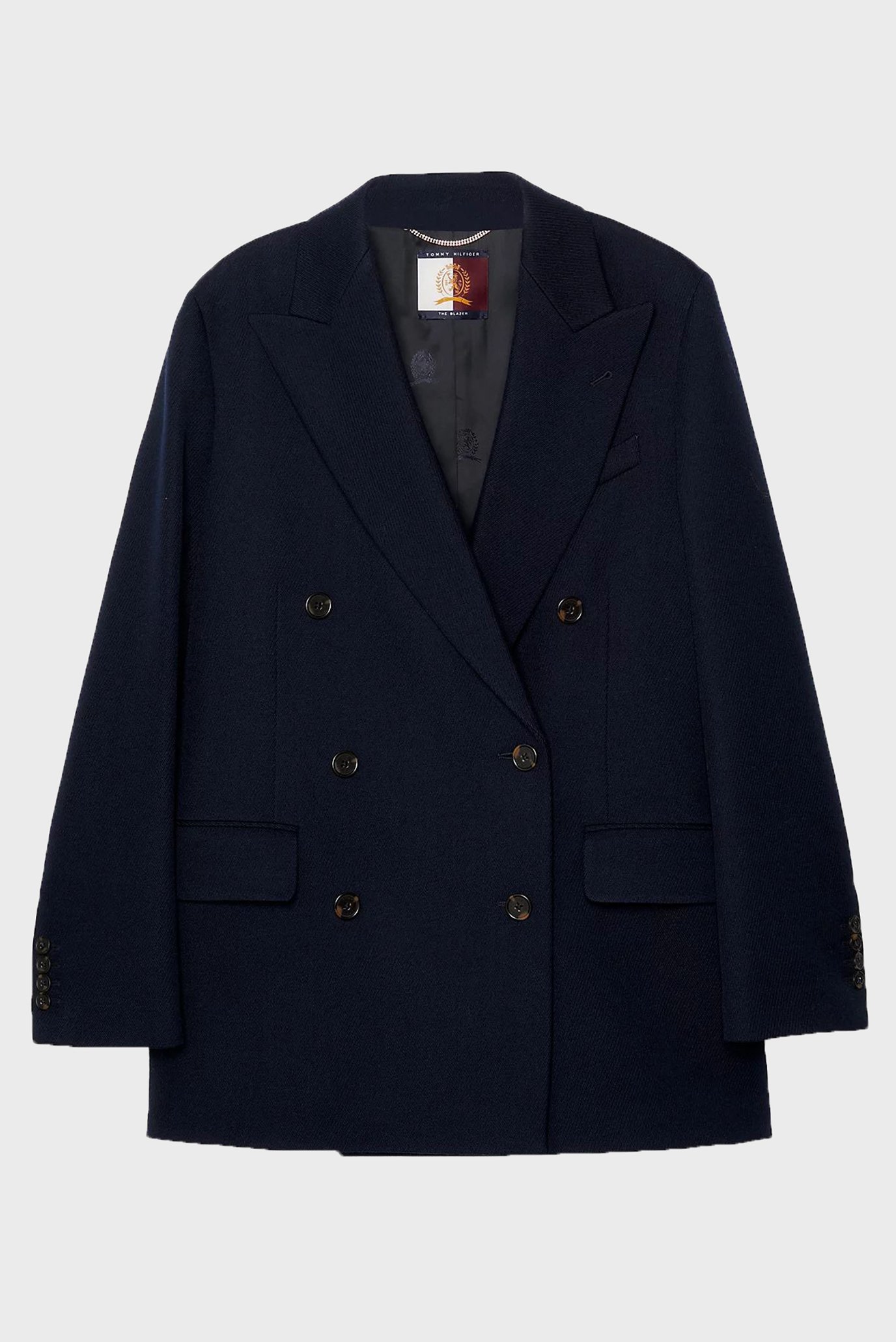 Женский темно-синий шерстяной жакет THC WOOL TWILL PREP DB BLAZER 8