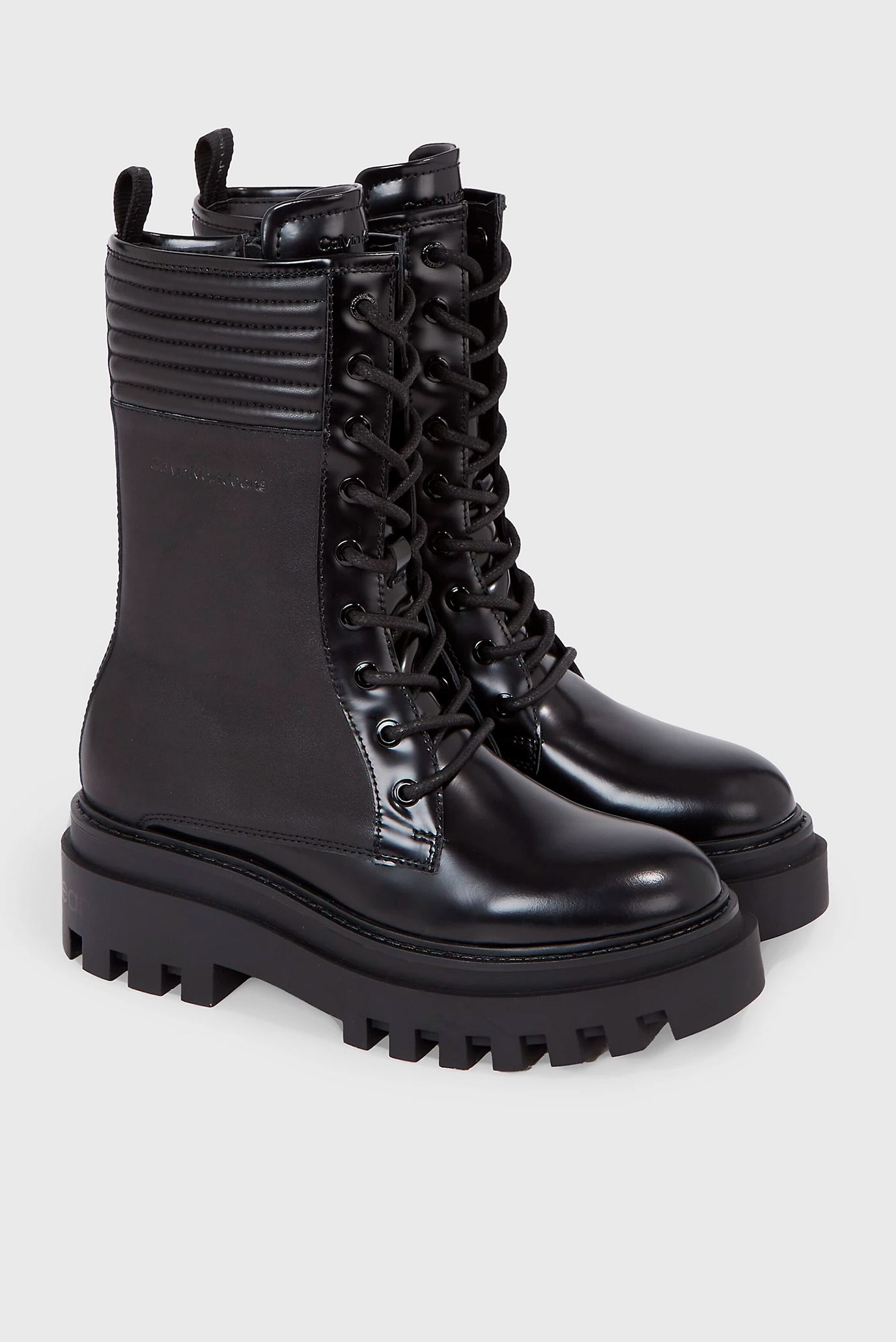 Ботинки/FLATFORM KNEE BOOT LACEUP LTH WN 2