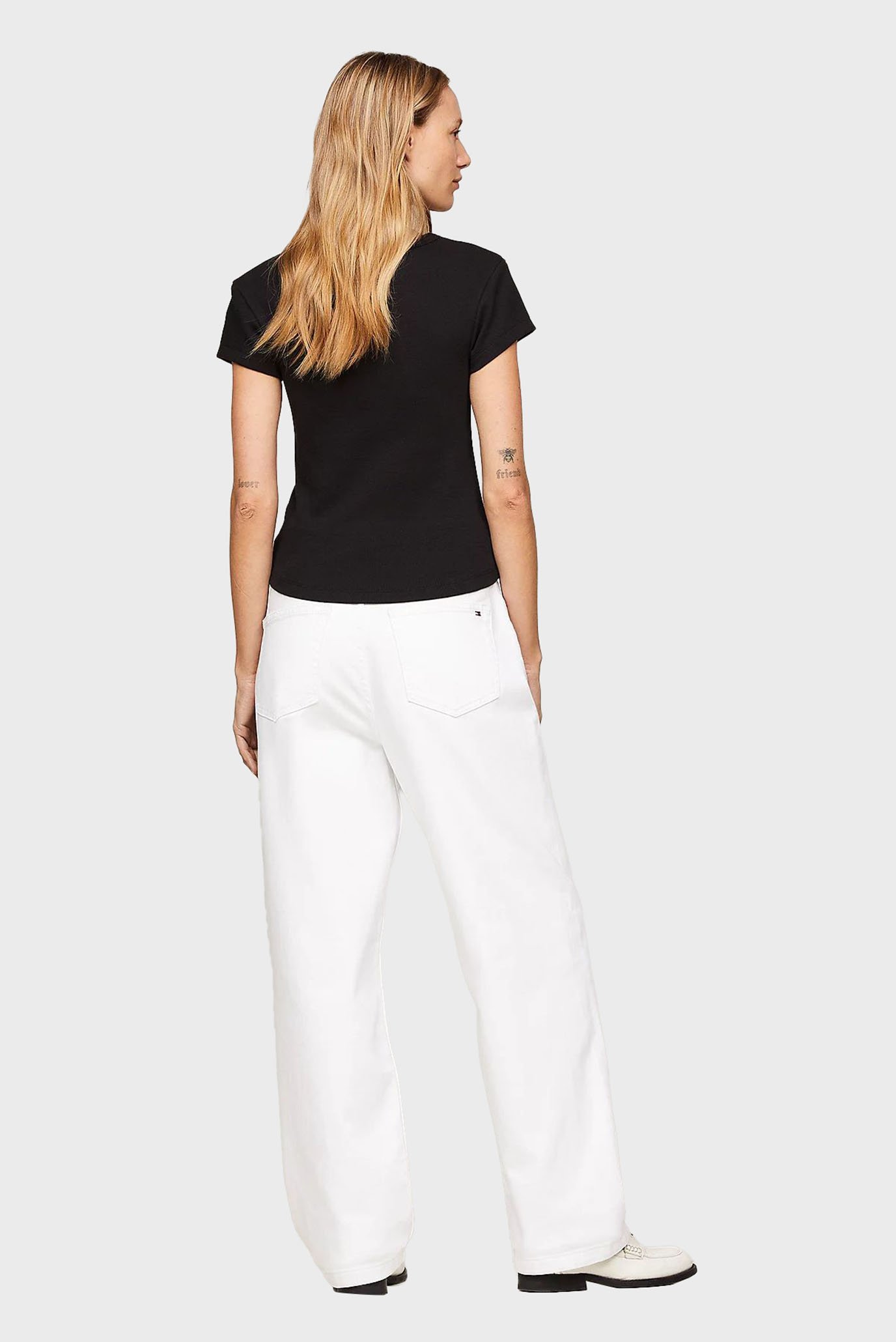 Футболка SLIM RIB SCOOP NK CAP SLV 3