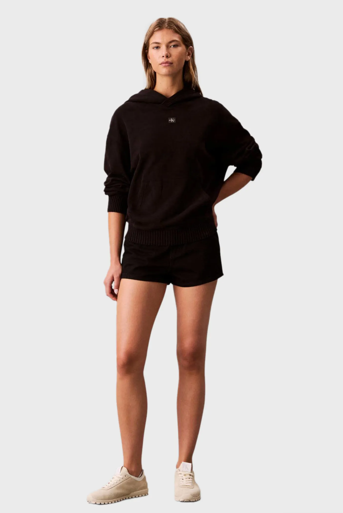 Худи WOVEN LABEL PEACHED HOODIE 2