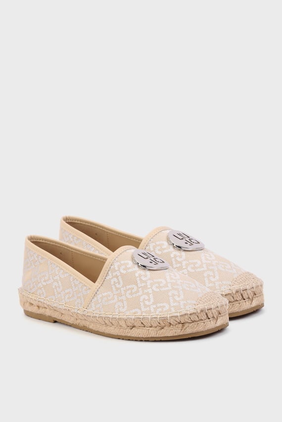 Эспадрильи VERA 05 - SLIP ON MONOGRAM JAQUARD SPR OYSTER