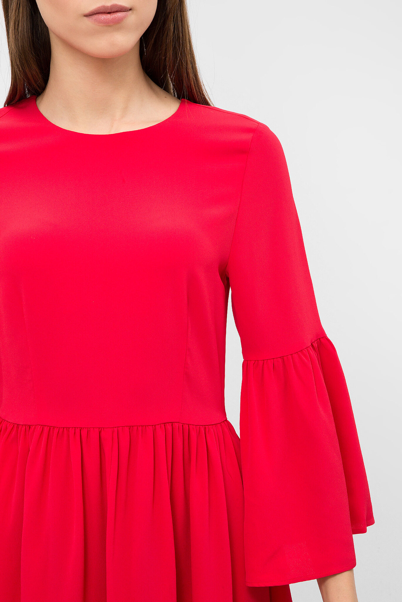 Женское красное платье 4