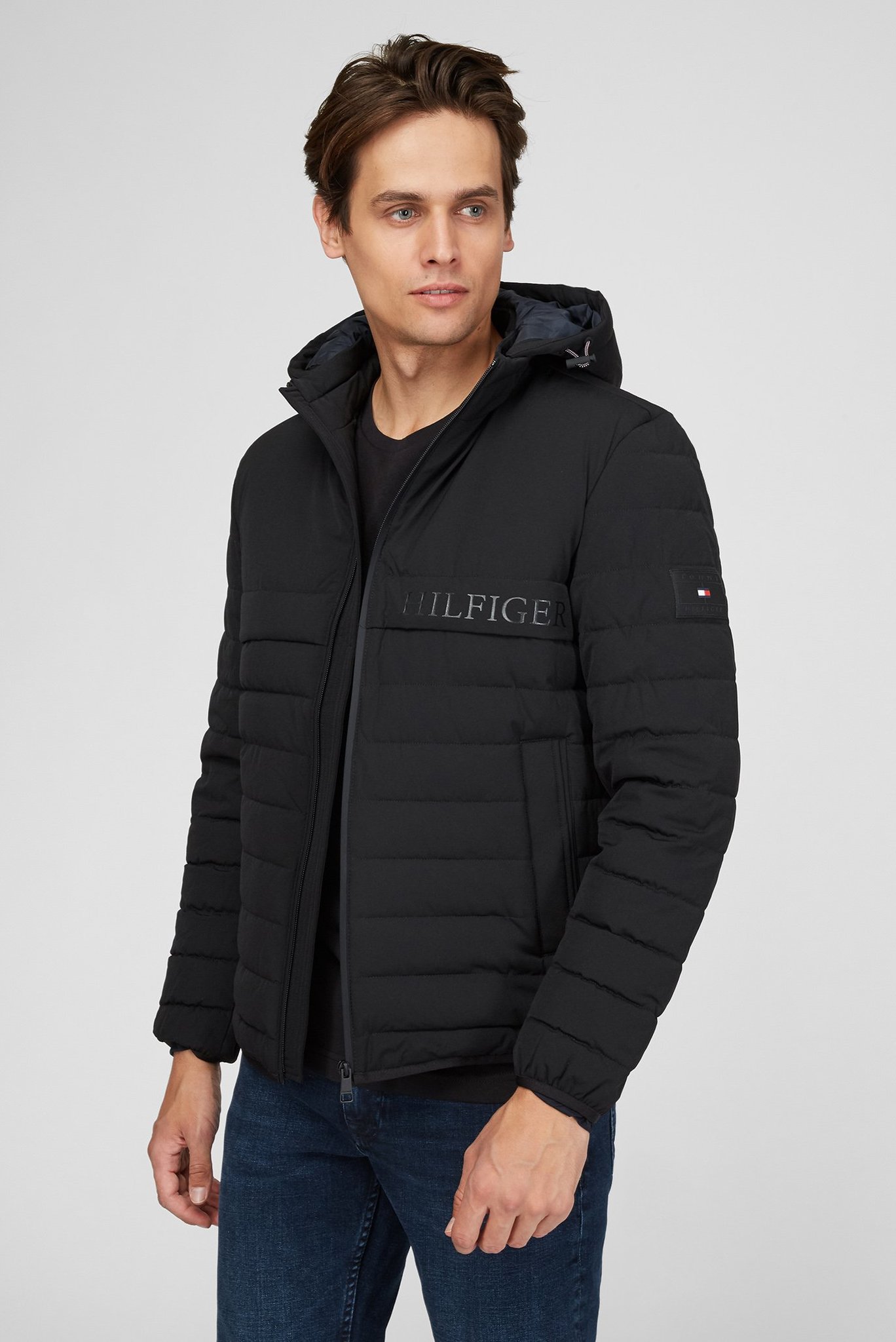 Stretch hooded best sale tommy hilfiger