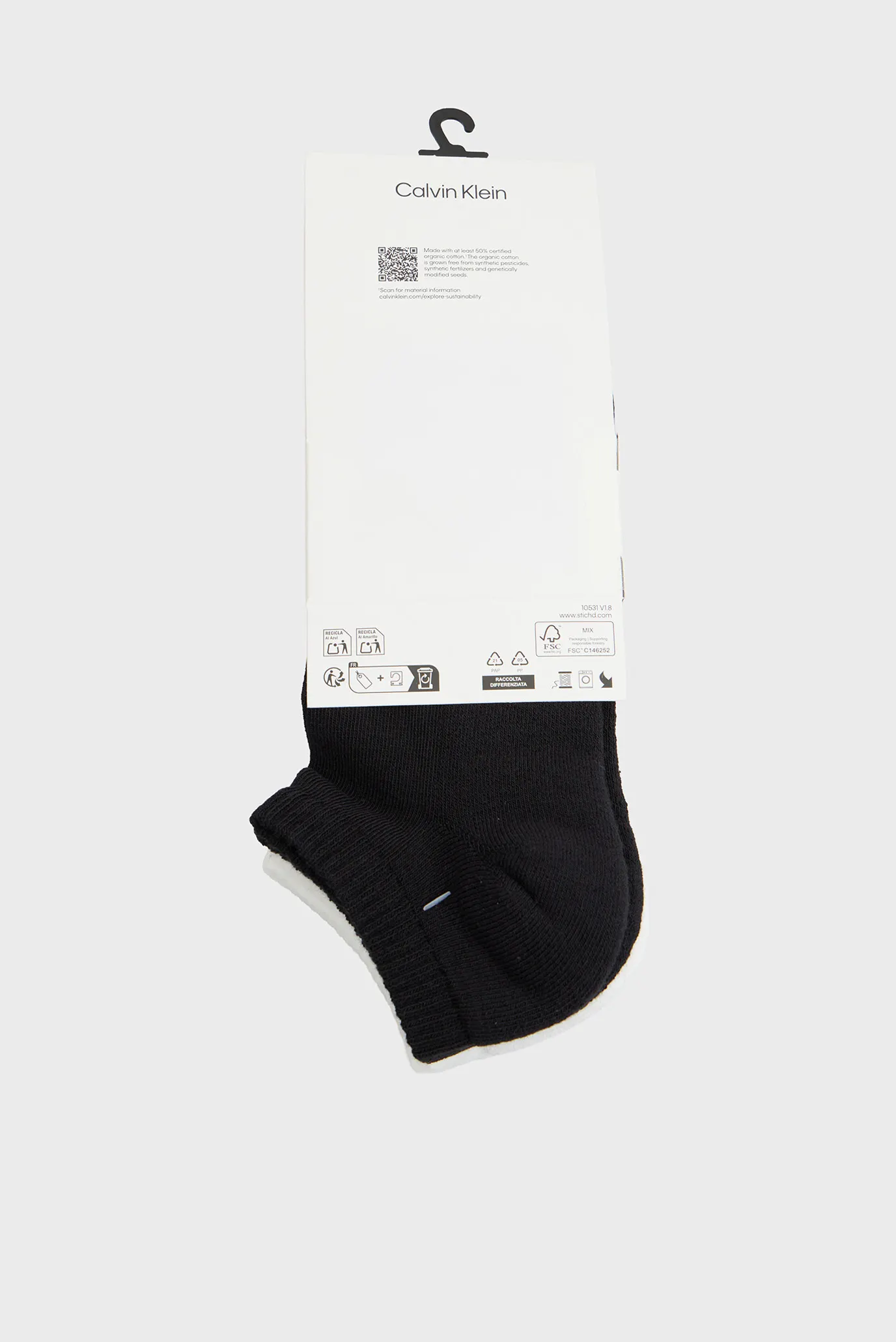 Носки CKJ MEN SNEAKER 2P MONOGRAM 3