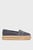 Женские темно-синие джинсовые эспадрильи DENIM PLATFORM ESPADRILLE