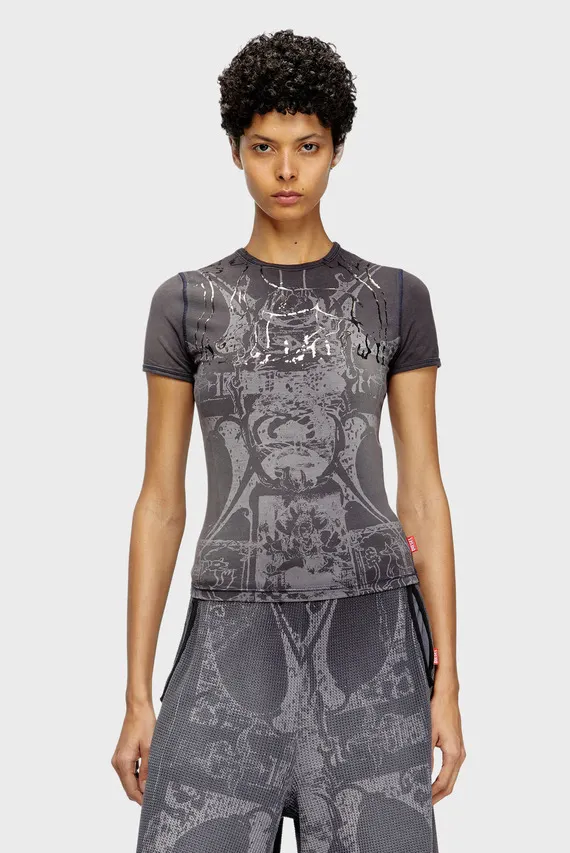 Футболка T-UNCUTIES-LONG-R6 MAGLIETTA Diesel