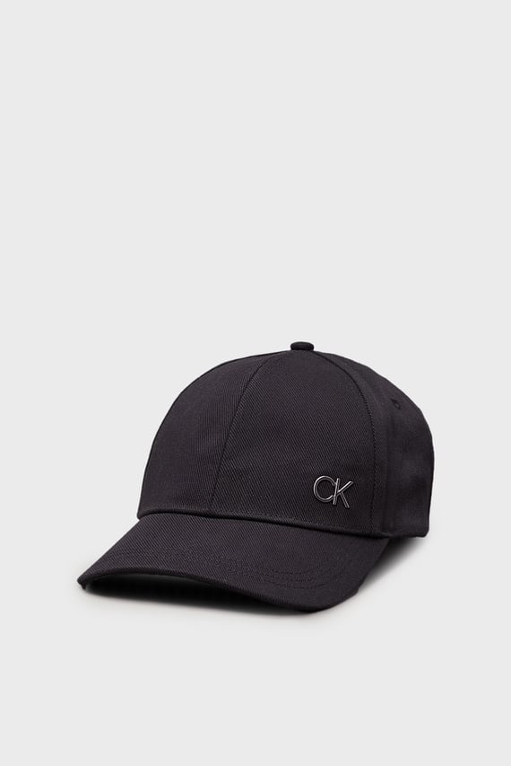 Мужская черная кепка CK BOMBED METAL BB CAP