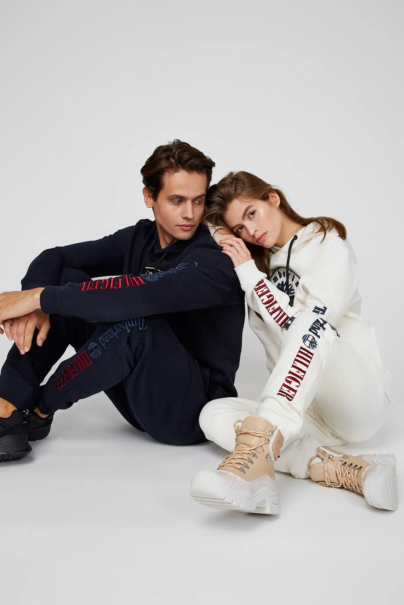 Женские белые спортивные брюки Tommy Hilfiger x Timberland 6