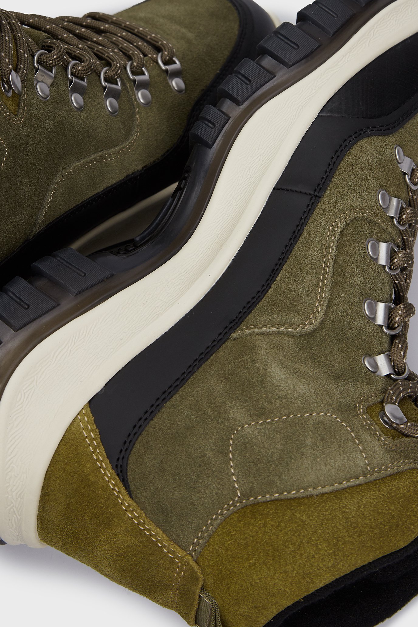 Мужские зеленые замшевые хайкеры Hillark 5