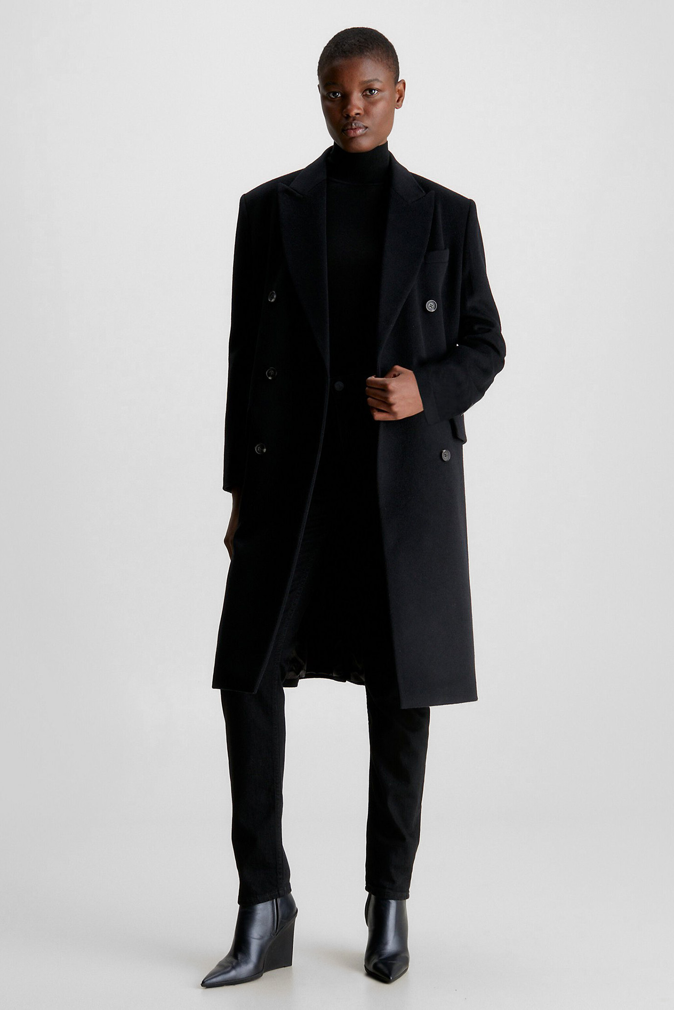 Женские черные джинсы MID RISE SLIM 8