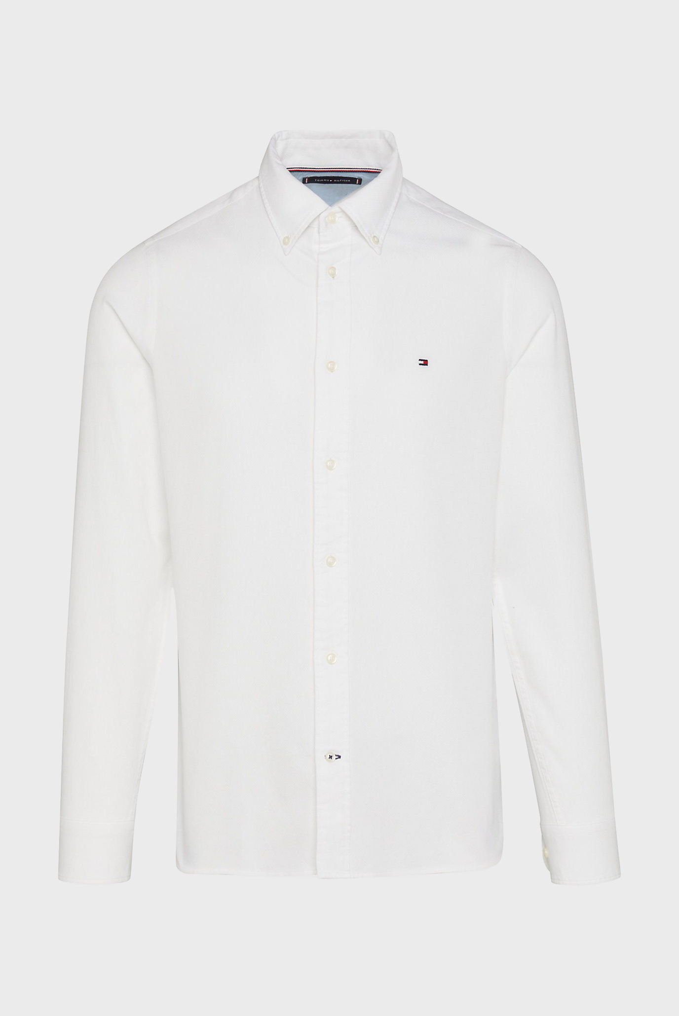 Мужская белая рубашка FLEX DOBBY SF Tommy Hilfiger MW0MW31816 — FR Group