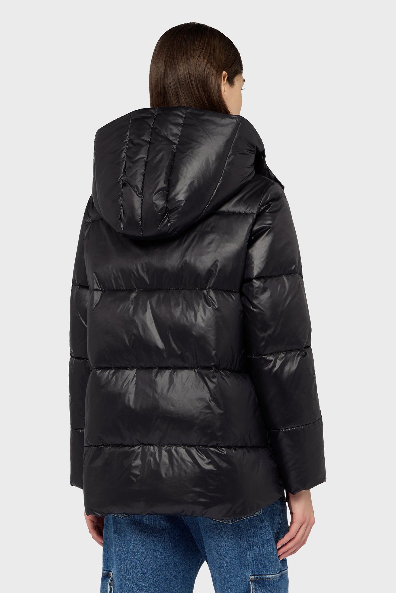 Куртка зимняя WO804N34 A-SHAPE PUFFER JACKET - SHINY NYLON 1