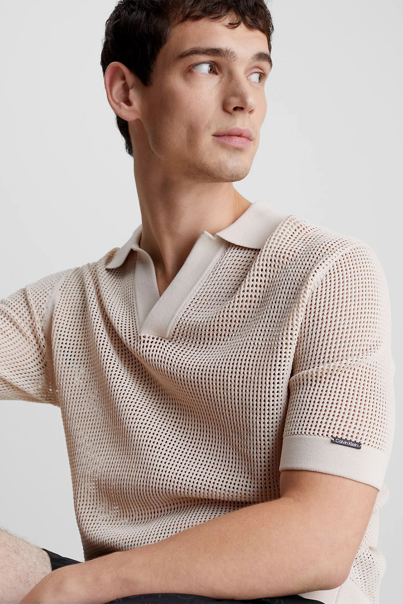 Поло OPEN KNIT POLO 4