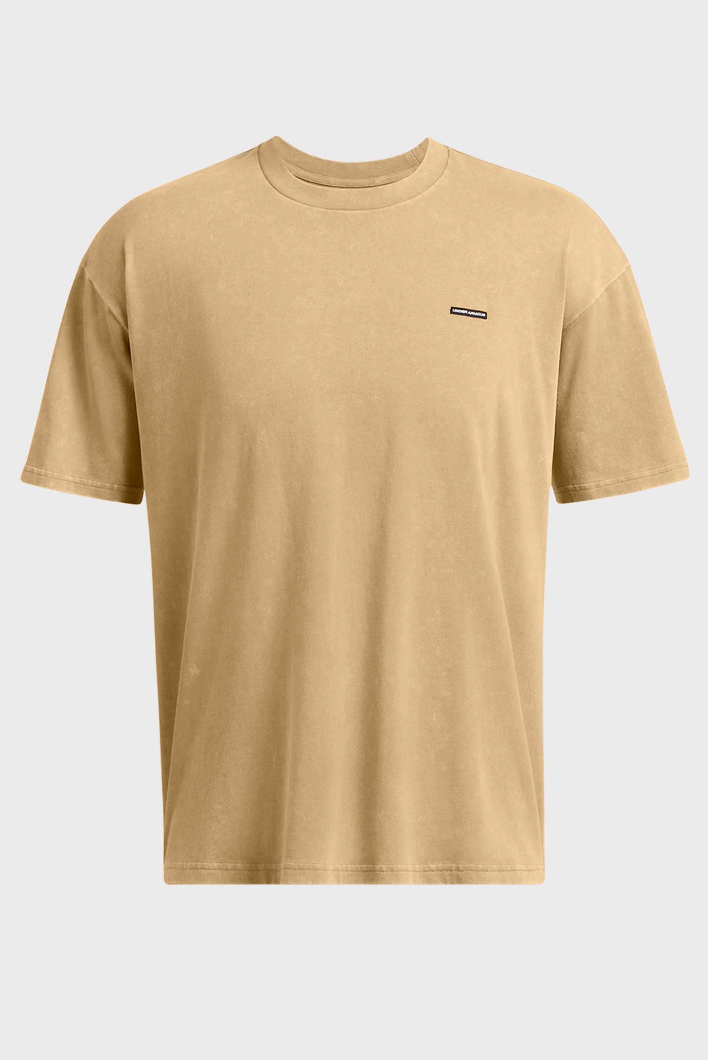 Мужская бежевая футболка UA M HW OS LOGO WASH SS 3