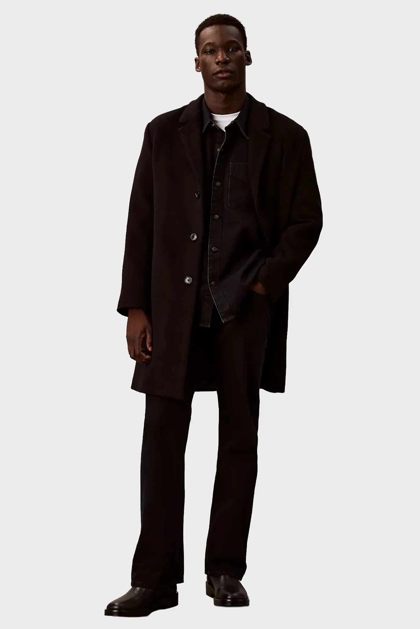 Рубашка/BLUE BLACK STONE 90S OVERSHIRT 5