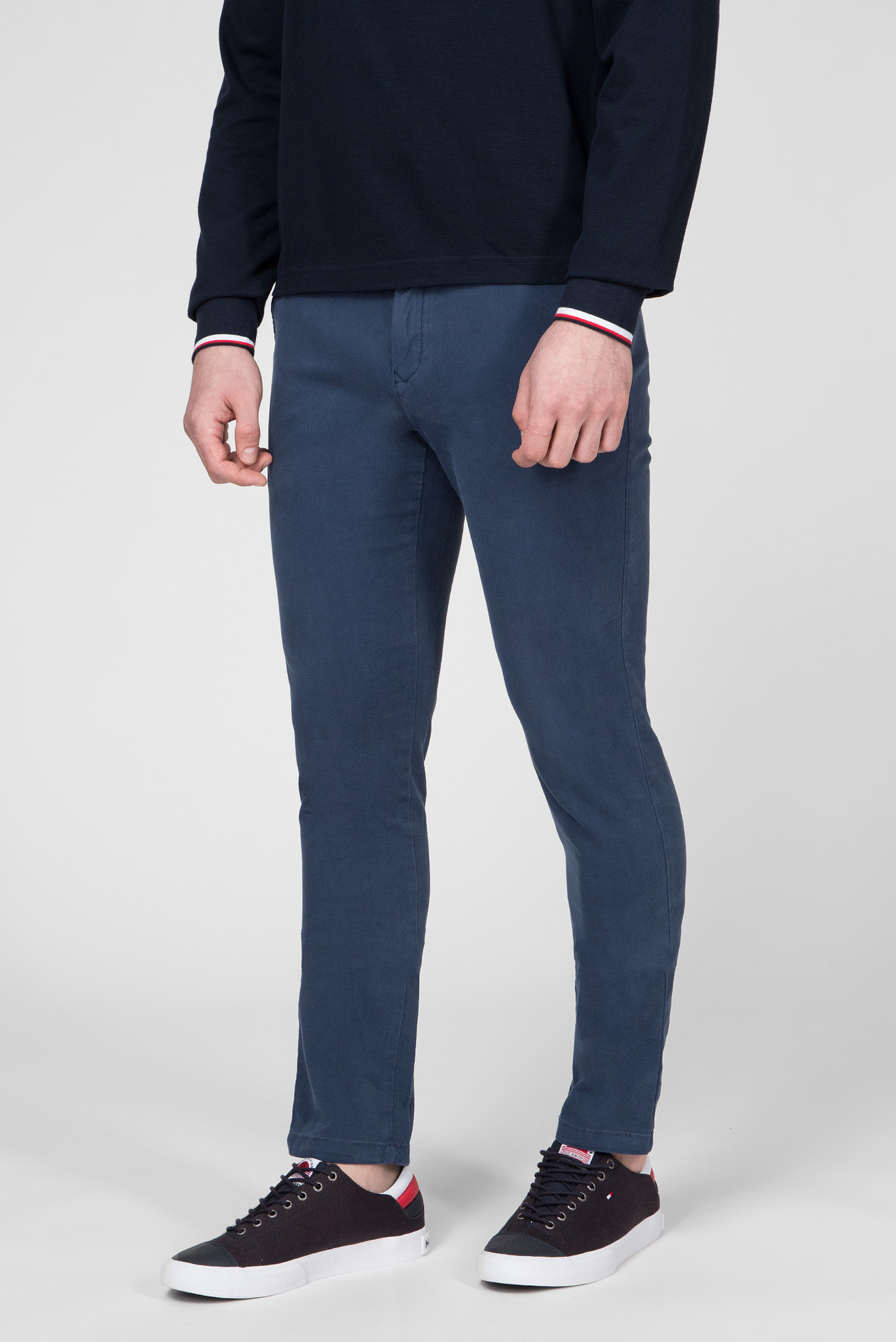 Мужские синие чиносы DENTON CHINO MICRO STRUCTURE 2